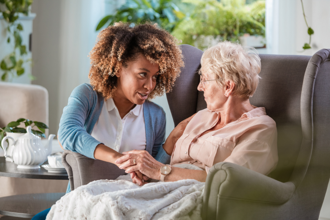 A nurse proving care to a patient at Enrogel Health