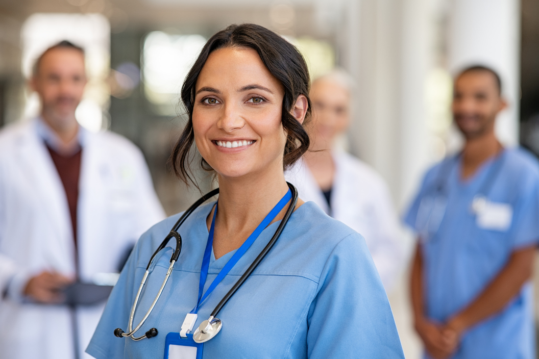 Care Suite Healthcare staff standing boldly in their service