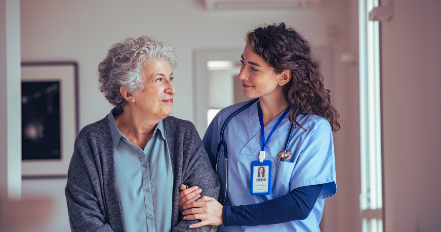 Happy residents receiving Nursing & Mental Health care at Enrogel Health.